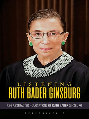 cover image of Listening Ruth Bader Ginsburg